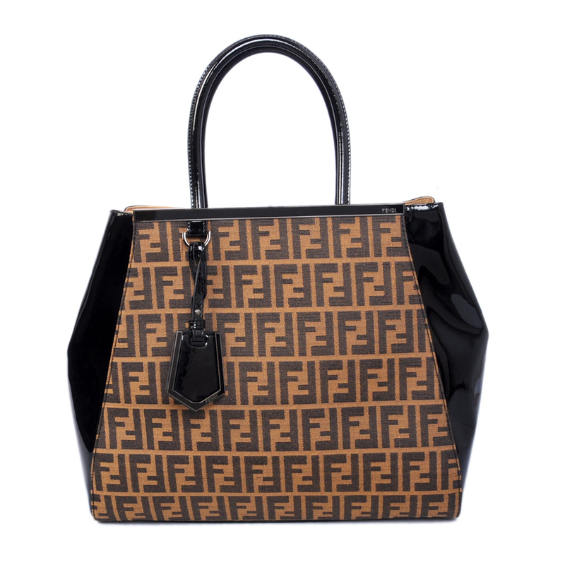 F2552M Fendi 2Jours Tote Bag in tessuto F2552M